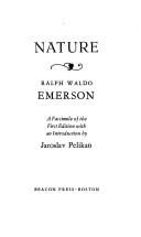 Nature, Ralph Waldo Emerson