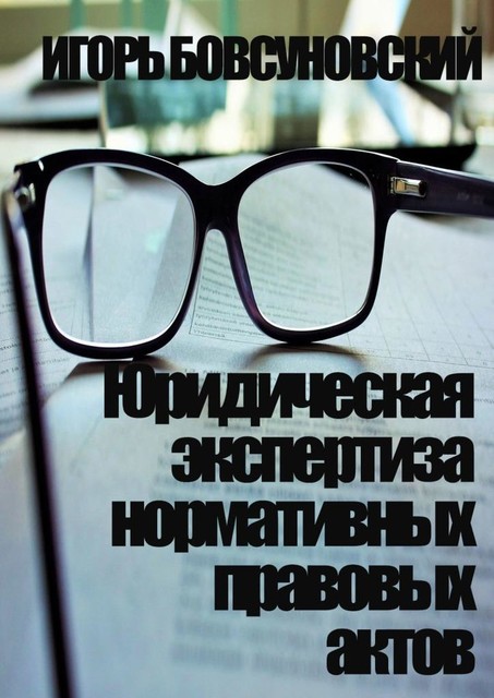 Юридическая экспертиза НПА, Игорь Бовсуновский