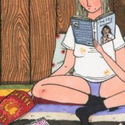 “TBR” – a bookshelf, Giselle Ferrufino