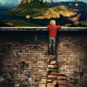“Беллетристика”, una estantería, Angela Bortsova
